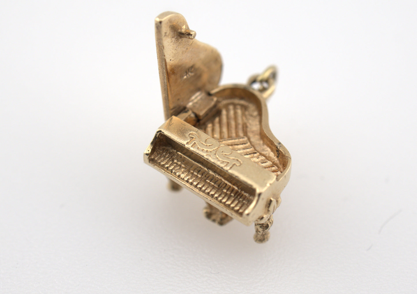 Vintage 14k Piano Charm | Opening Grand Piano Charm