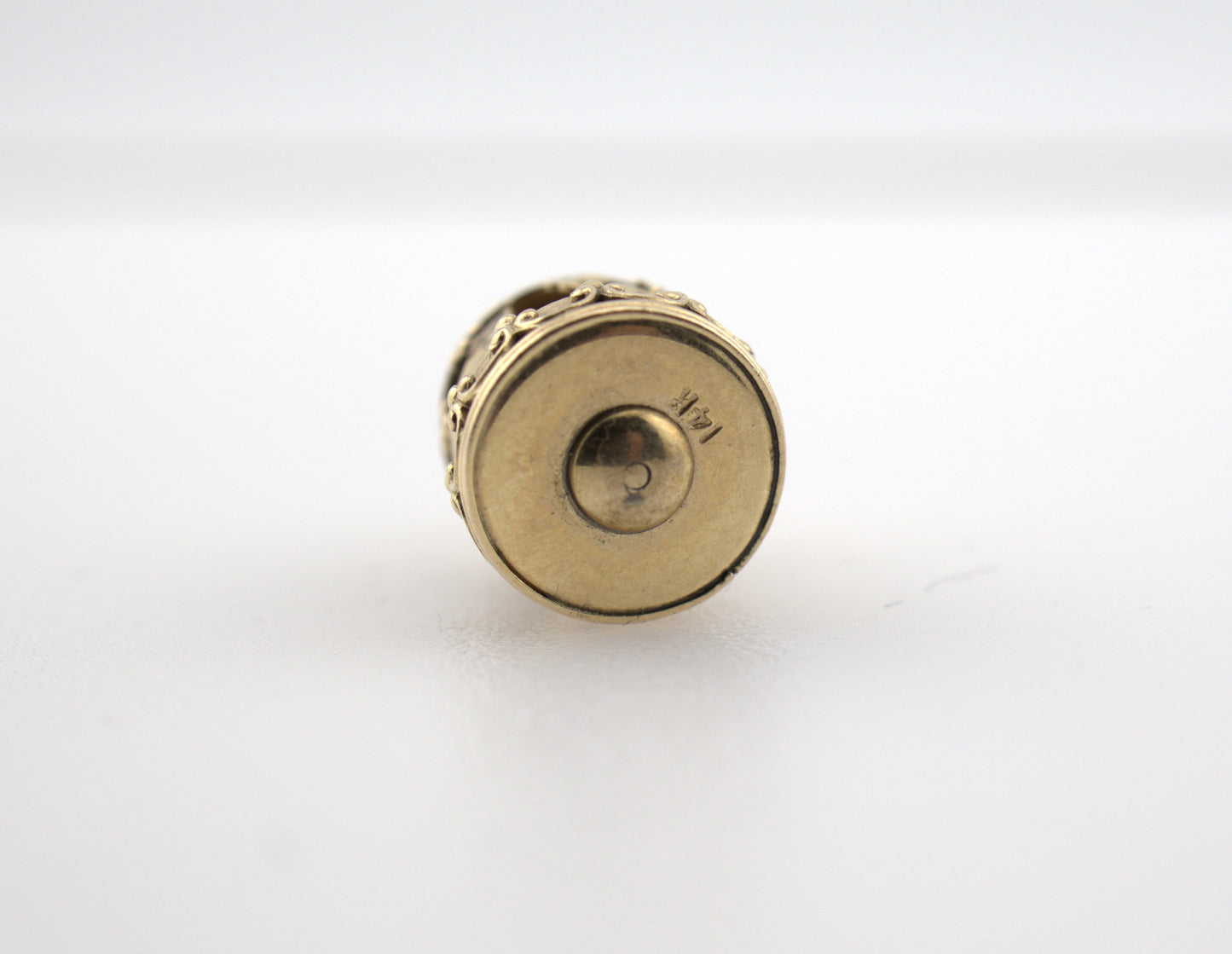 14k Gold Mid-Century Rotating Carousel Charm