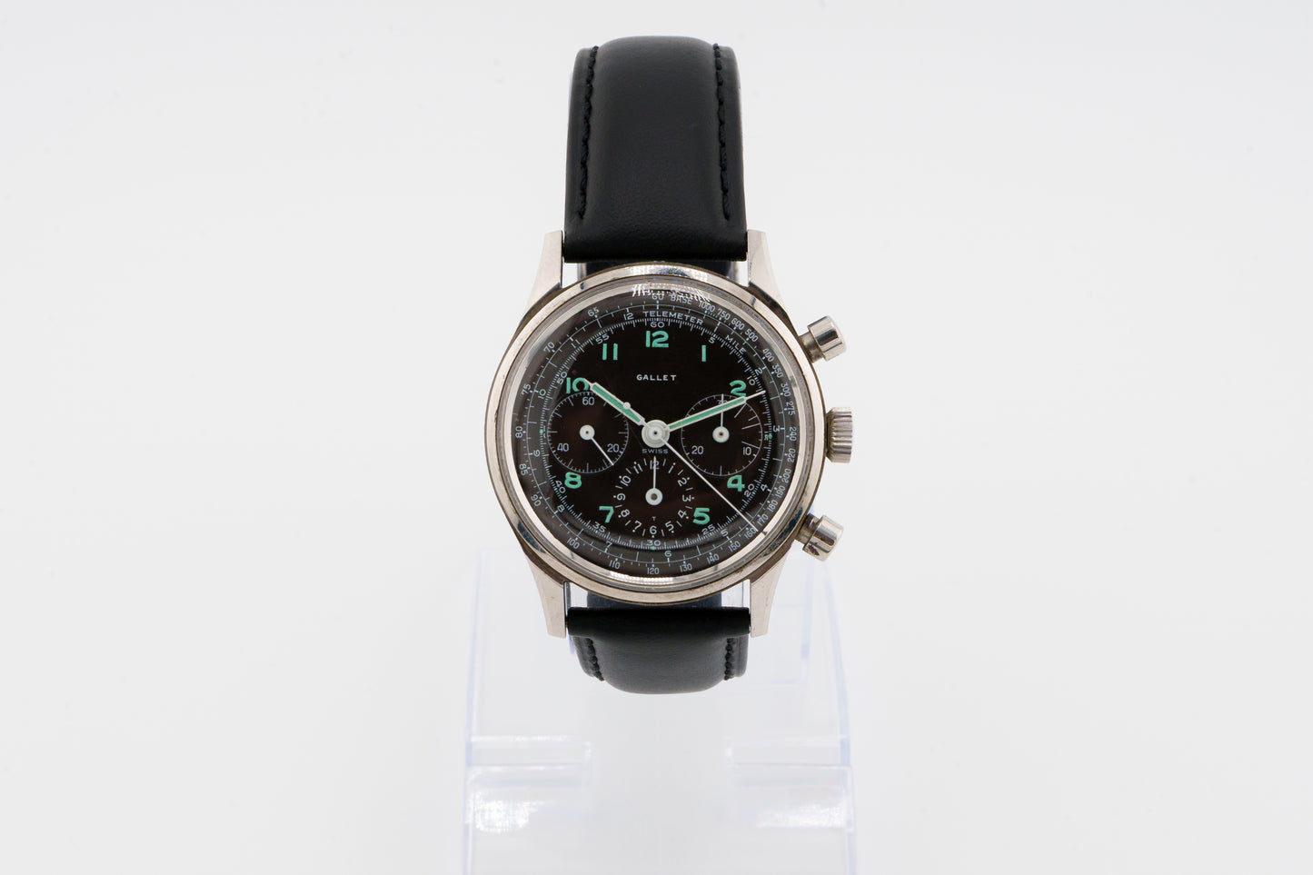 1960s Gallet MultiChron 12H Chronograph Tropical with Mint Markers | Excelsior Park 40-68
