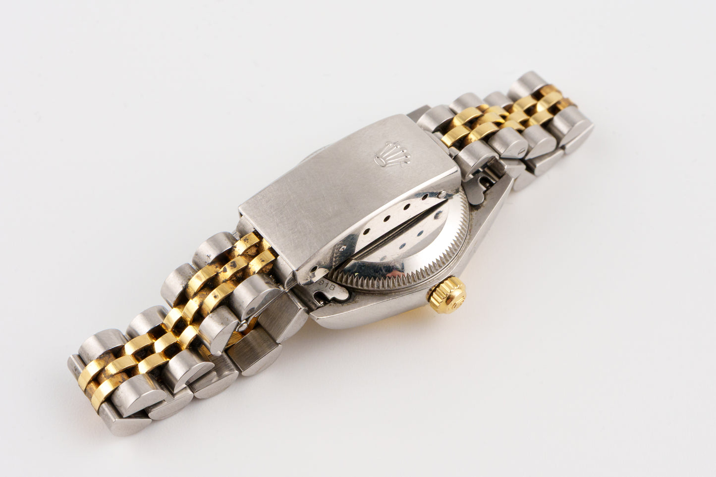2002 Ladies Rolex Oyster Perpetual 76193 Champagne