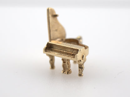 Vintage 14k Piano Charm | Opening Grand Piano Charm